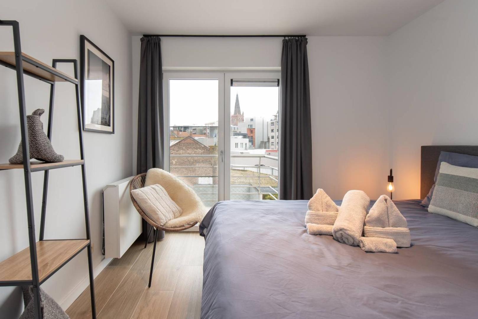 Luxueus, Ruim Appartement Op 350M Van Het Strand Ostenda Esterno foto